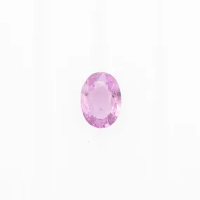 0.93ct Oval Cut Light Pink Ceylon Sapphire