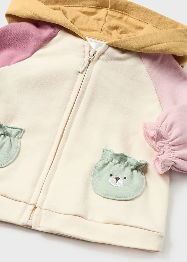 2666- 3 piece tracksuit for newborn girl - Candy