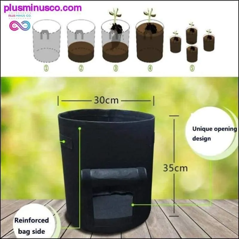 3 size Plant Grow Bags home garden Potato pot greenhouse