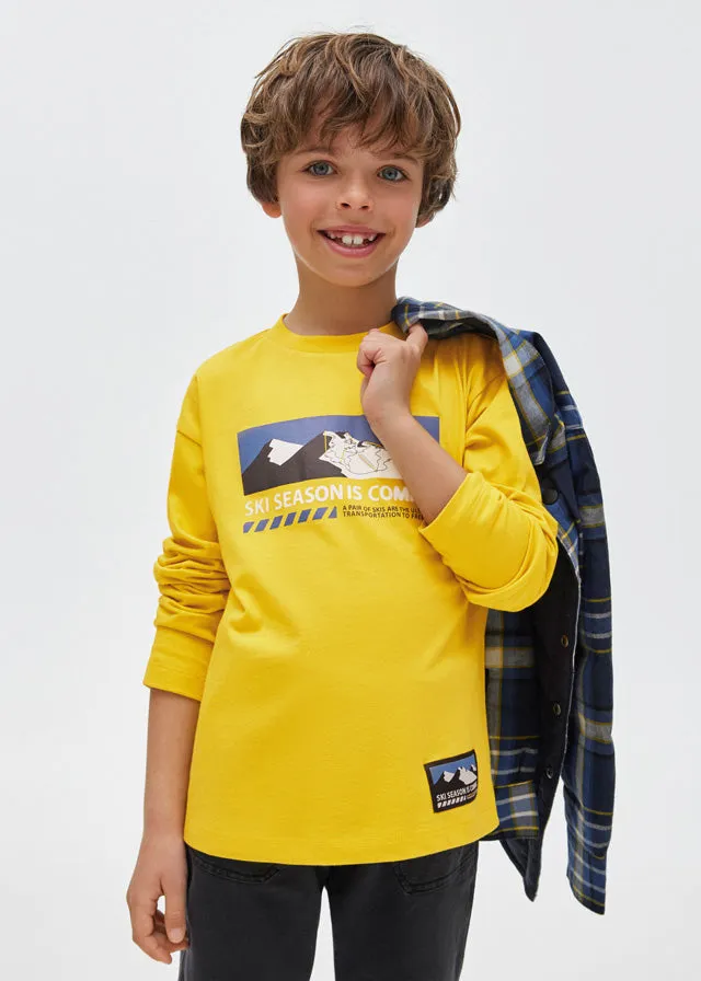 7064- L/s t-shirt for teen boy - Solar