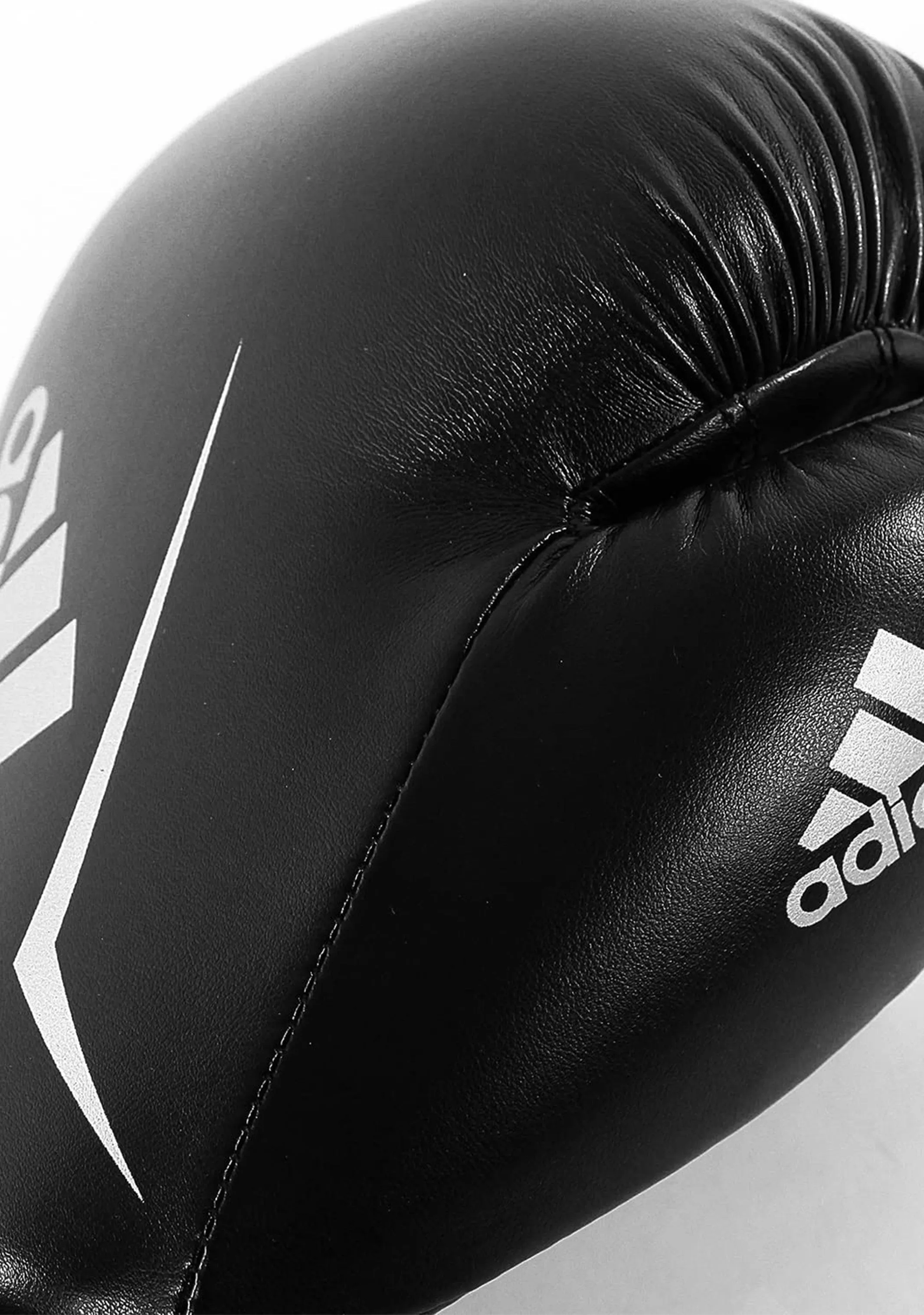 Adidas Speed 50 Boxing Glove Black 16oz with FREE Adidas Shin Protectors  ADISBG50