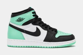 Air Jordan 1 High OG Green Glow Grade School Lifestyle Shoes (White/Black/Green Glow)