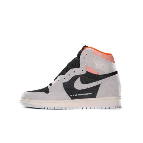 AIR JORDAN 1 RETRO NEUTRAL GREY HYPER CRIMSON 2019