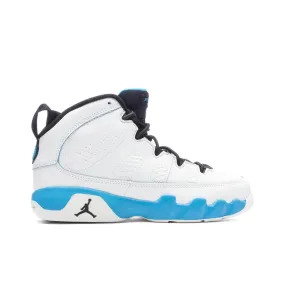 Air Jordan 9 Retro 'Powder Blue' (TD) - Summit White/Black/Dark Powder Blue