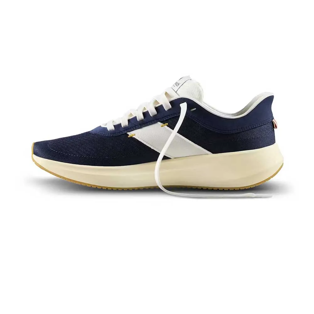 All Gender Eliot Runner Running Shoe - Navy/ Ivory - Regular (D)