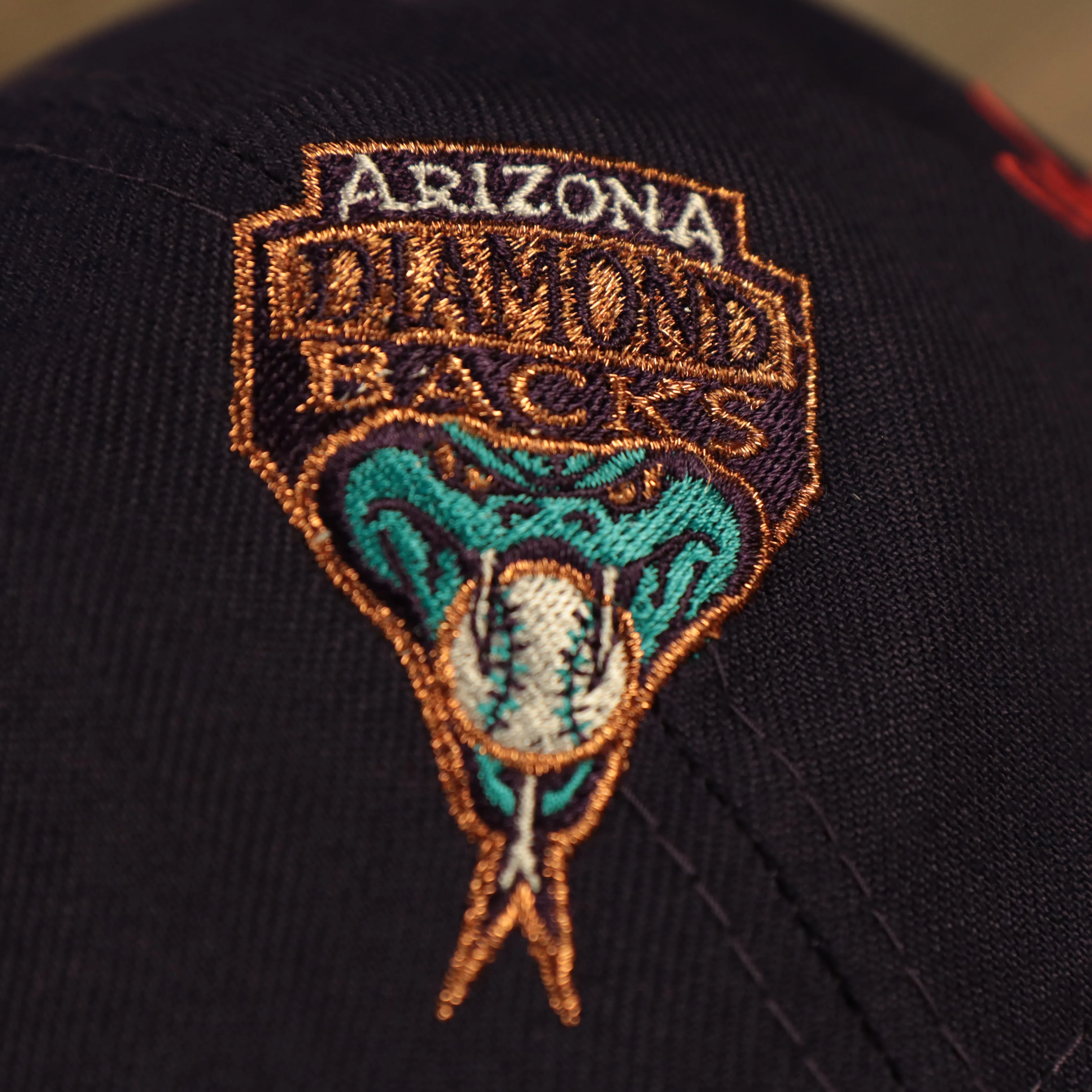 Arizona Diamondbacks Cooperstown Championship Rings All Over Side Patch Gray Bottom 59FIFTY Fitted Cap