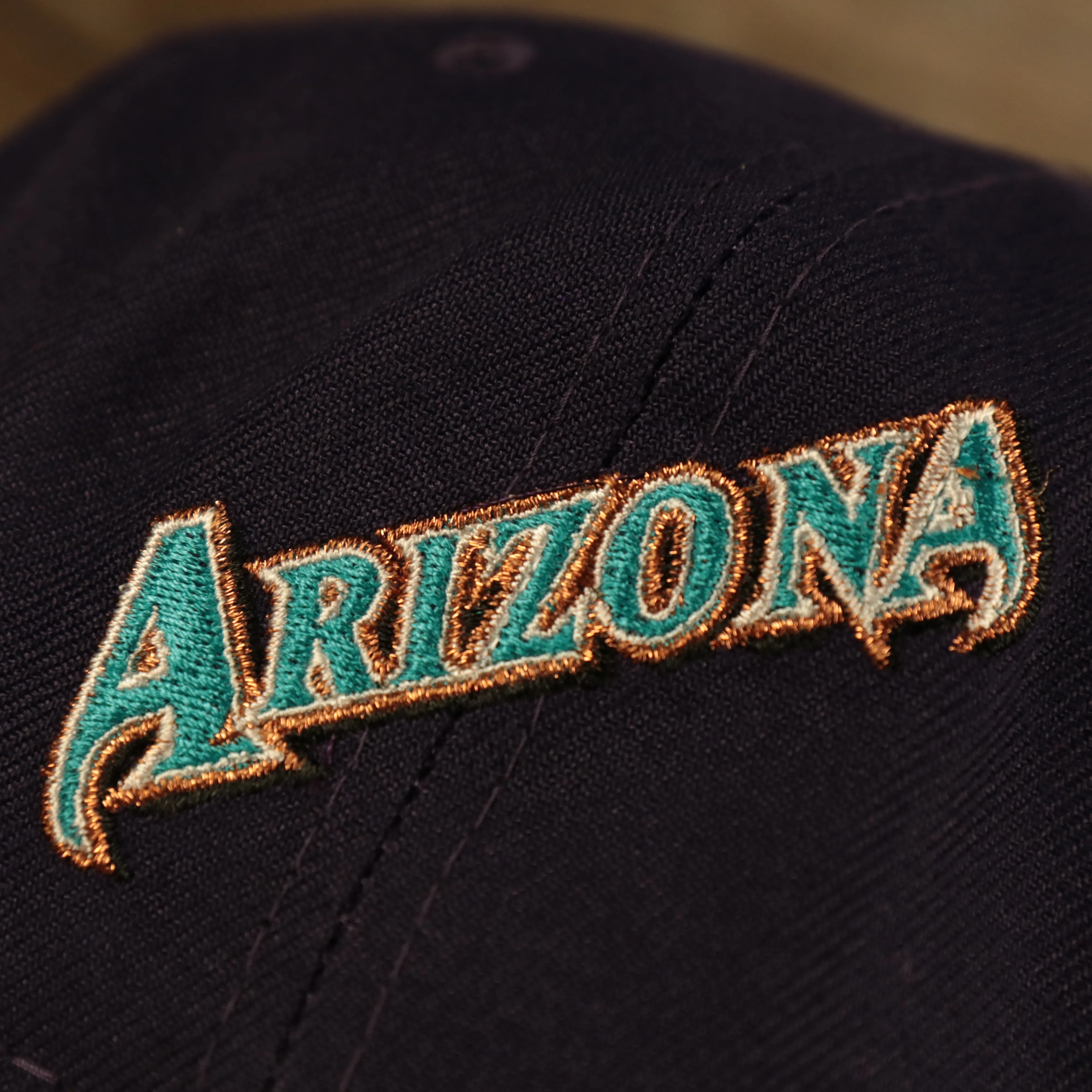 Arizona Diamondbacks Cooperstown Championship Rings All Over Side Patch Gray Bottom 59FIFTY Fitted Cap