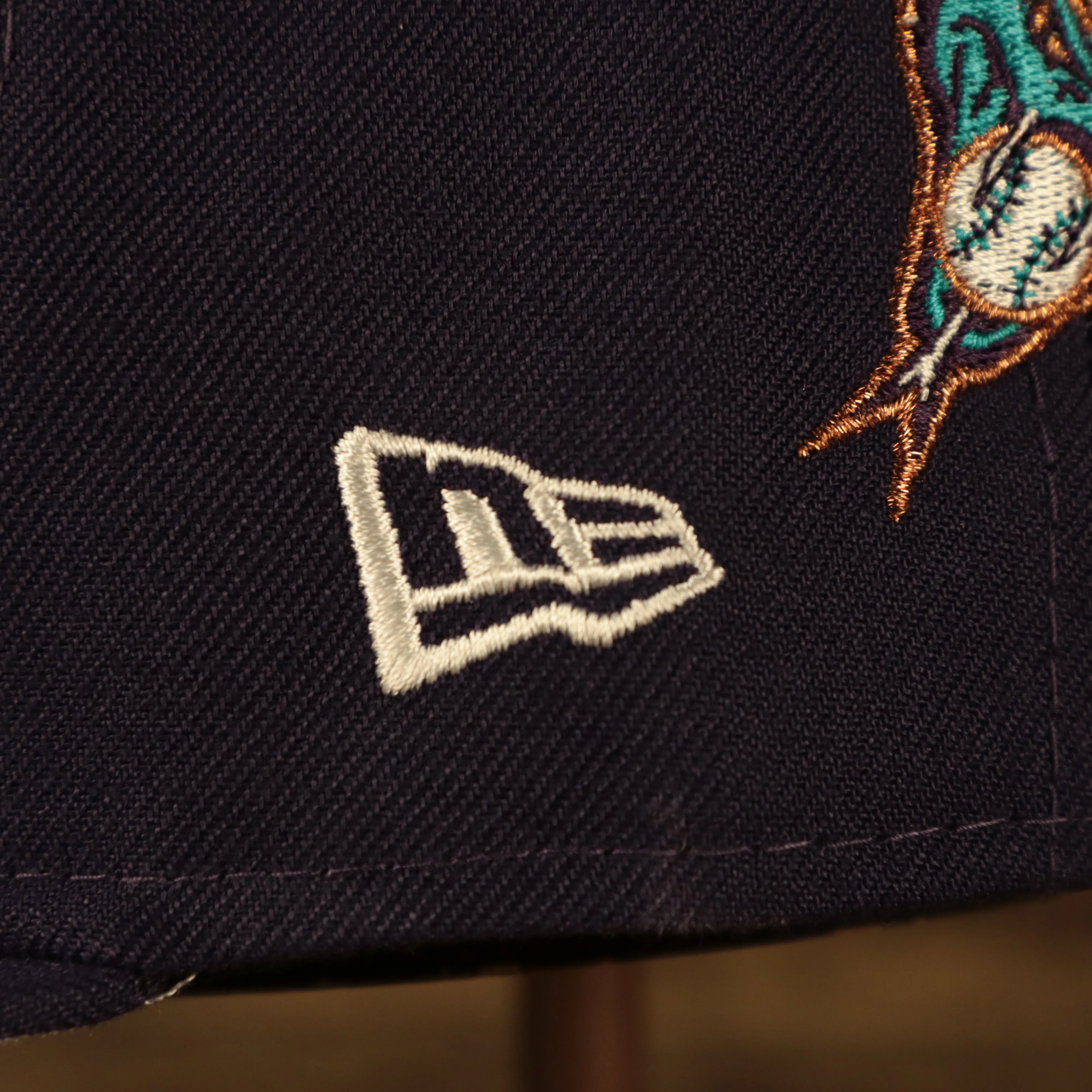 Arizona Diamondbacks Cooperstown Championship Rings All Over Side Patch Gray Bottom 59FIFTY Fitted Cap