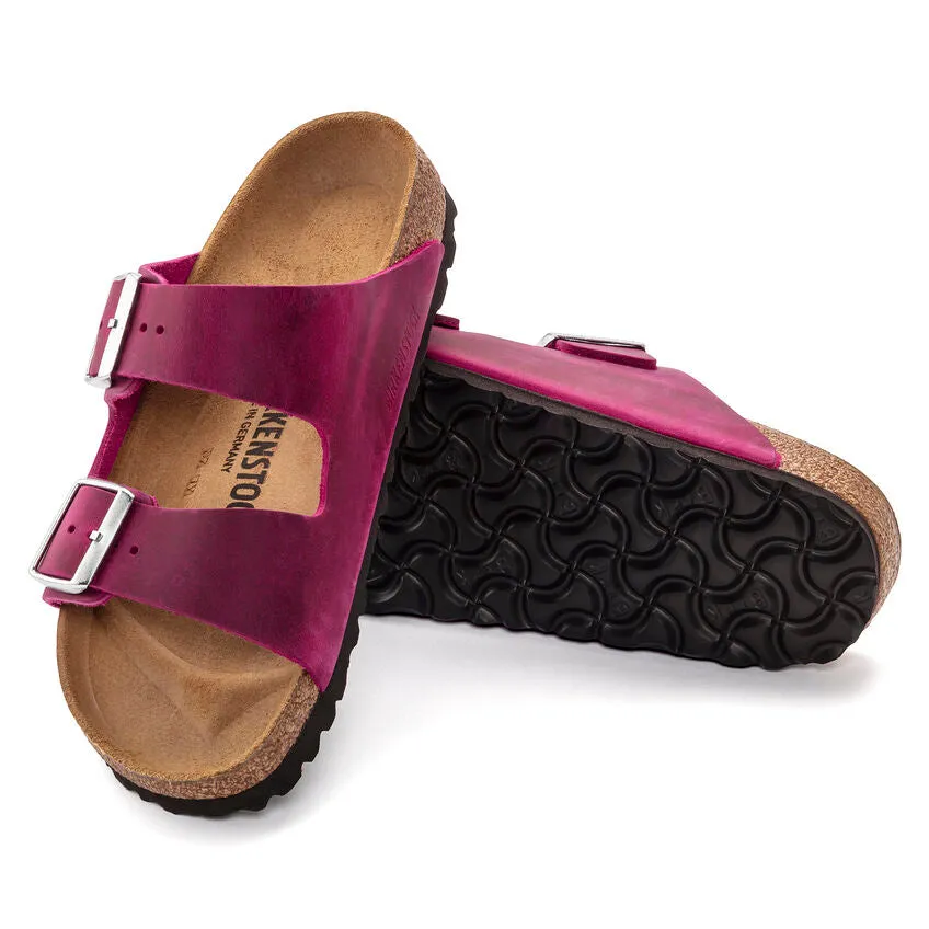 Arizona - Festival Fuchsia Oiled Leather||Arizona - Cuir huilé fuschia