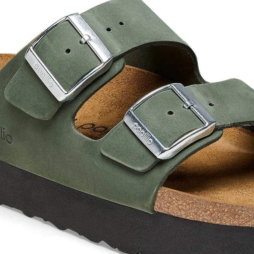 Arizona Platform Nubuck Leather