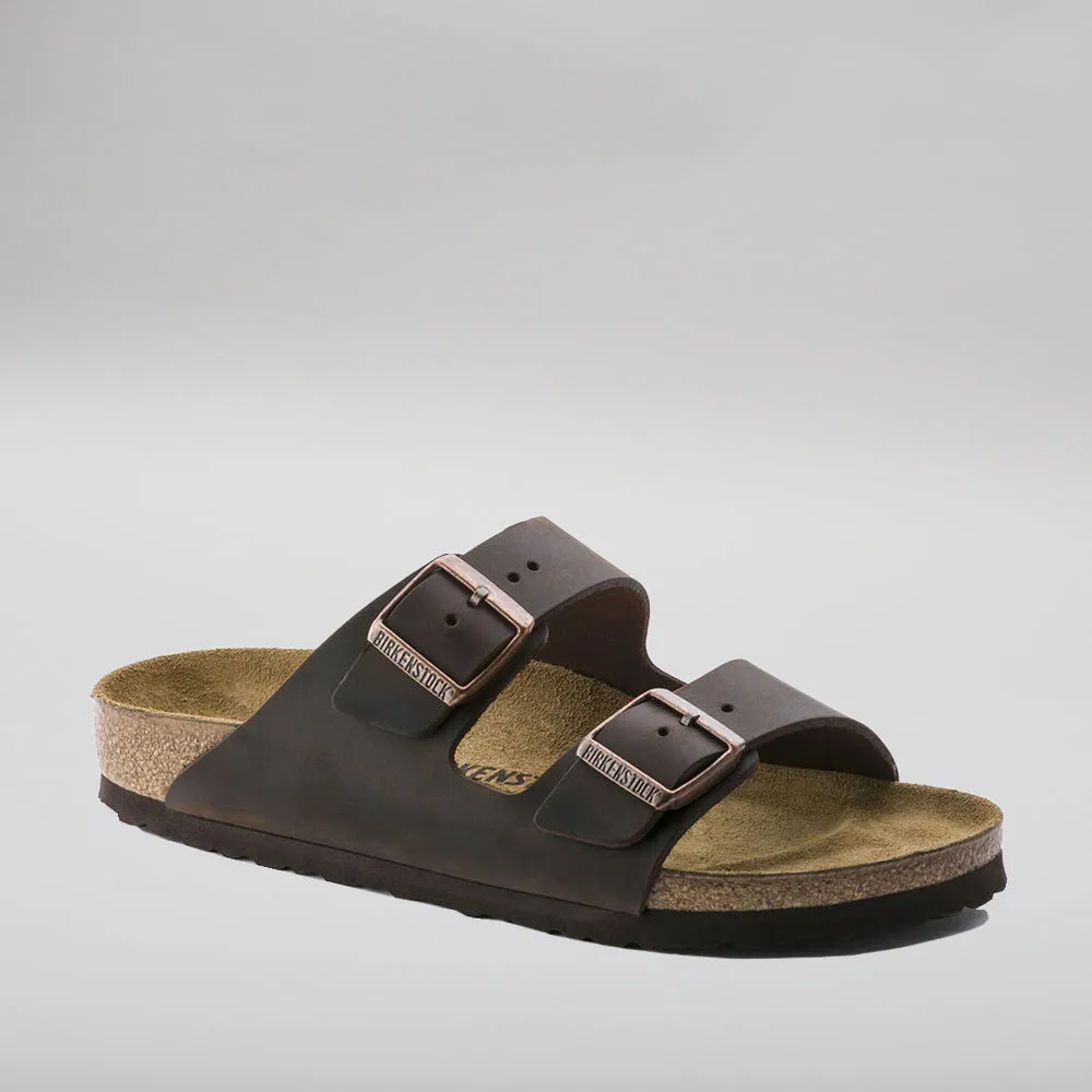 BIRKENSTOCK - ARIZONA 52533 - HABANA OILED LEATHER NARROW