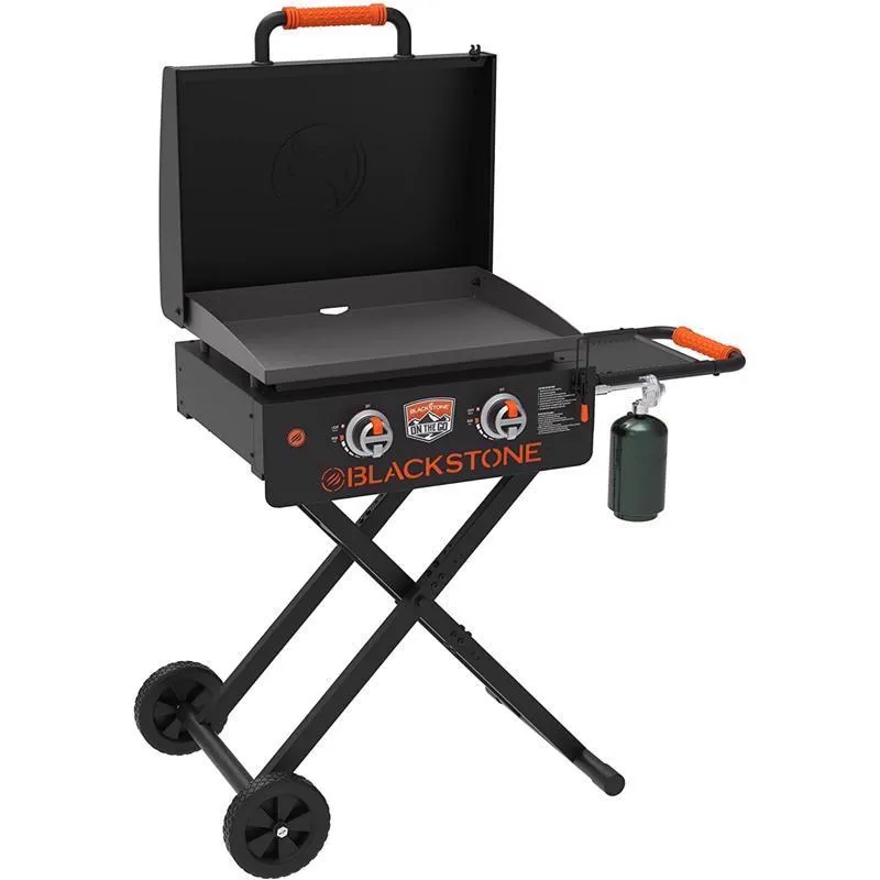 Blackstone On The Go 2 Burner Liquid Propane Outdoor Griddle Black