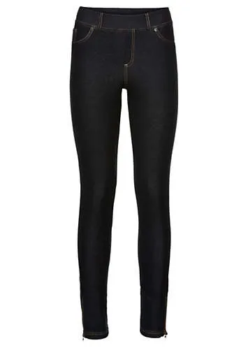 bonprix Ankle Zip Jeggings | Grattan