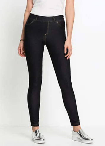 bonprix Ankle Zip Jeggings | Kaleidoscope