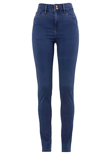 bonprix High Waist Push-Up Jeans | Grattan