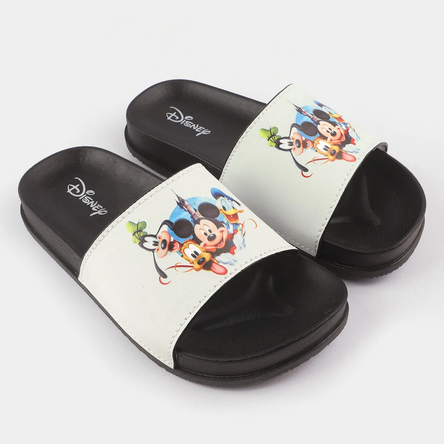 BOYS FASHION NON-SLIP SLIPPER-BLACK