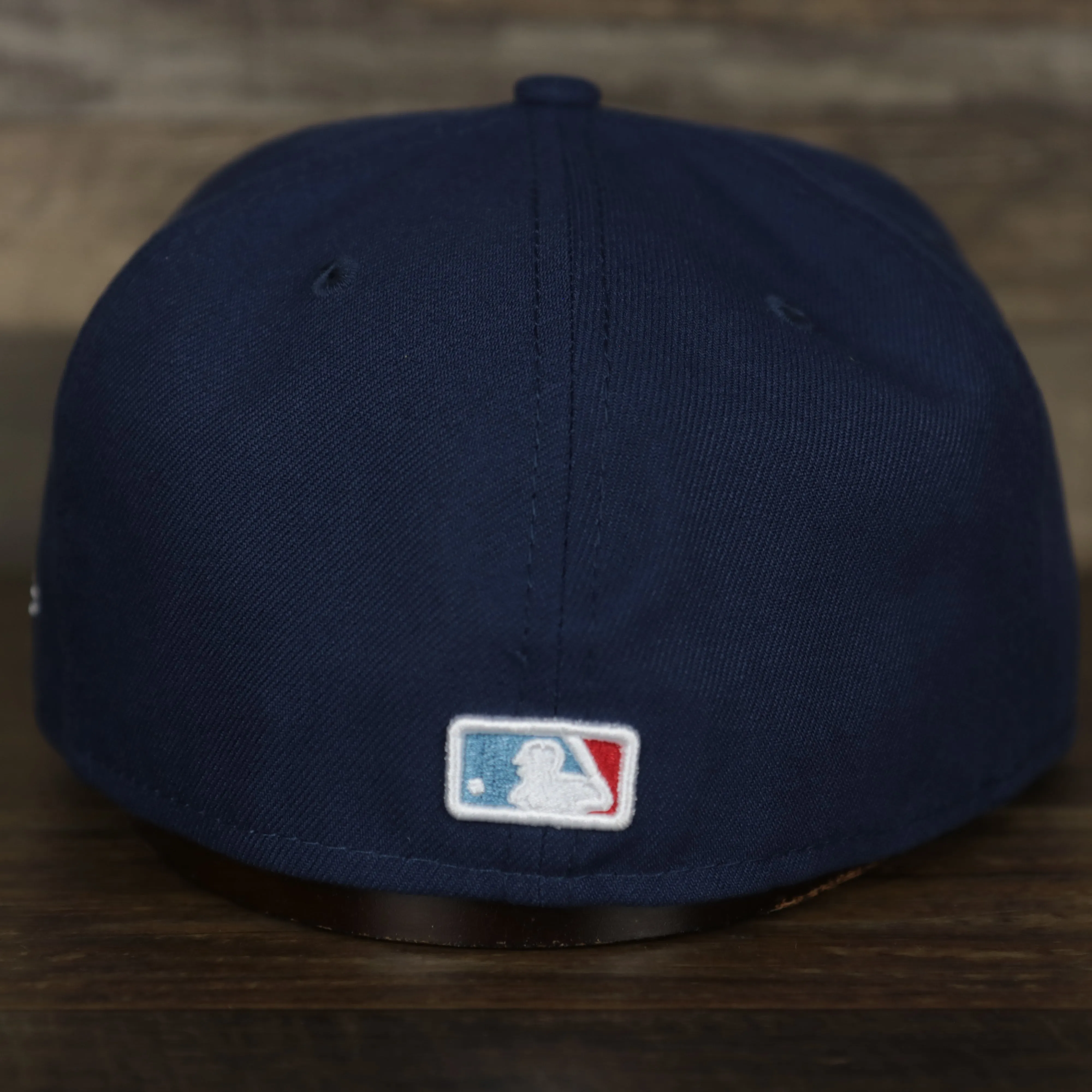 Chicago Cubs MLB City Connect 2021 On-Field 59Fifty Black Bottom Fitted Hat | Navy Blue