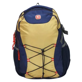 Choice Golden and Blue Backpack / School Bag by President Bags