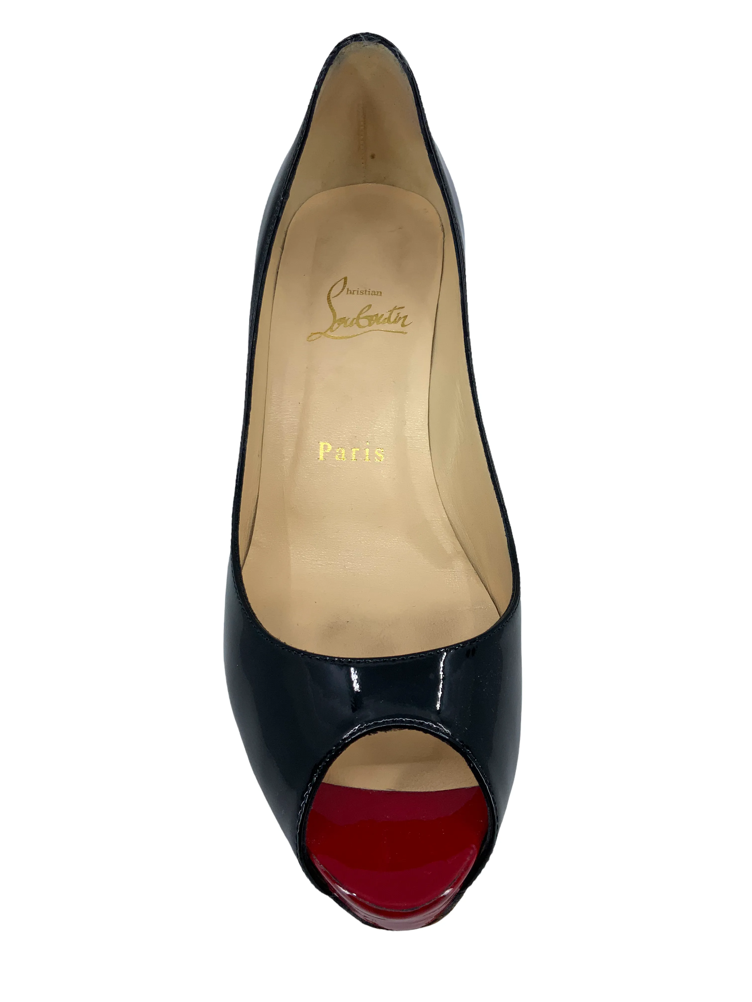 Christian Louboutin Very Prive Patent Leather Pumps Size 8