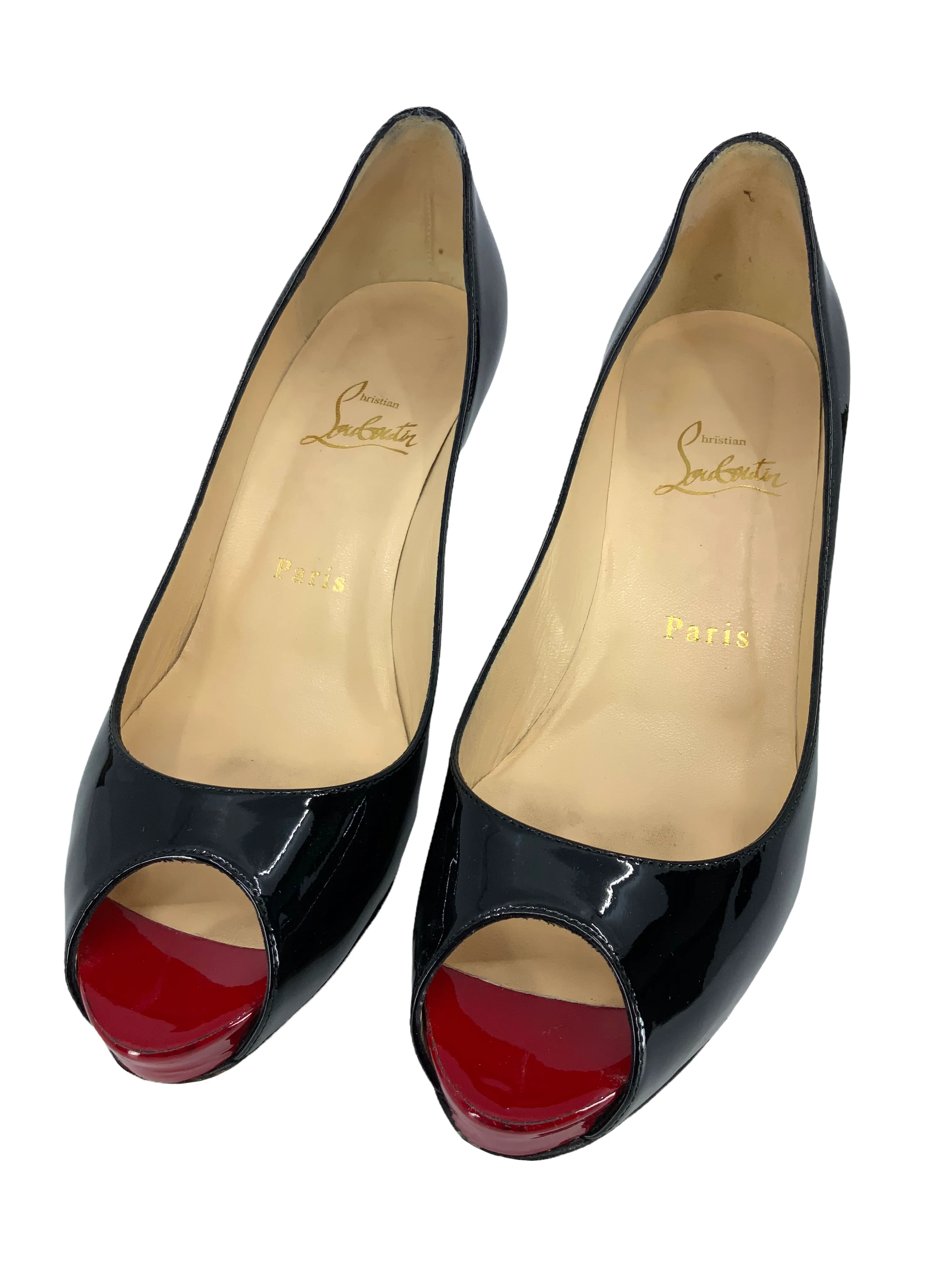 Christian Louboutin Very Prive Patent Leather Pumps Size 8