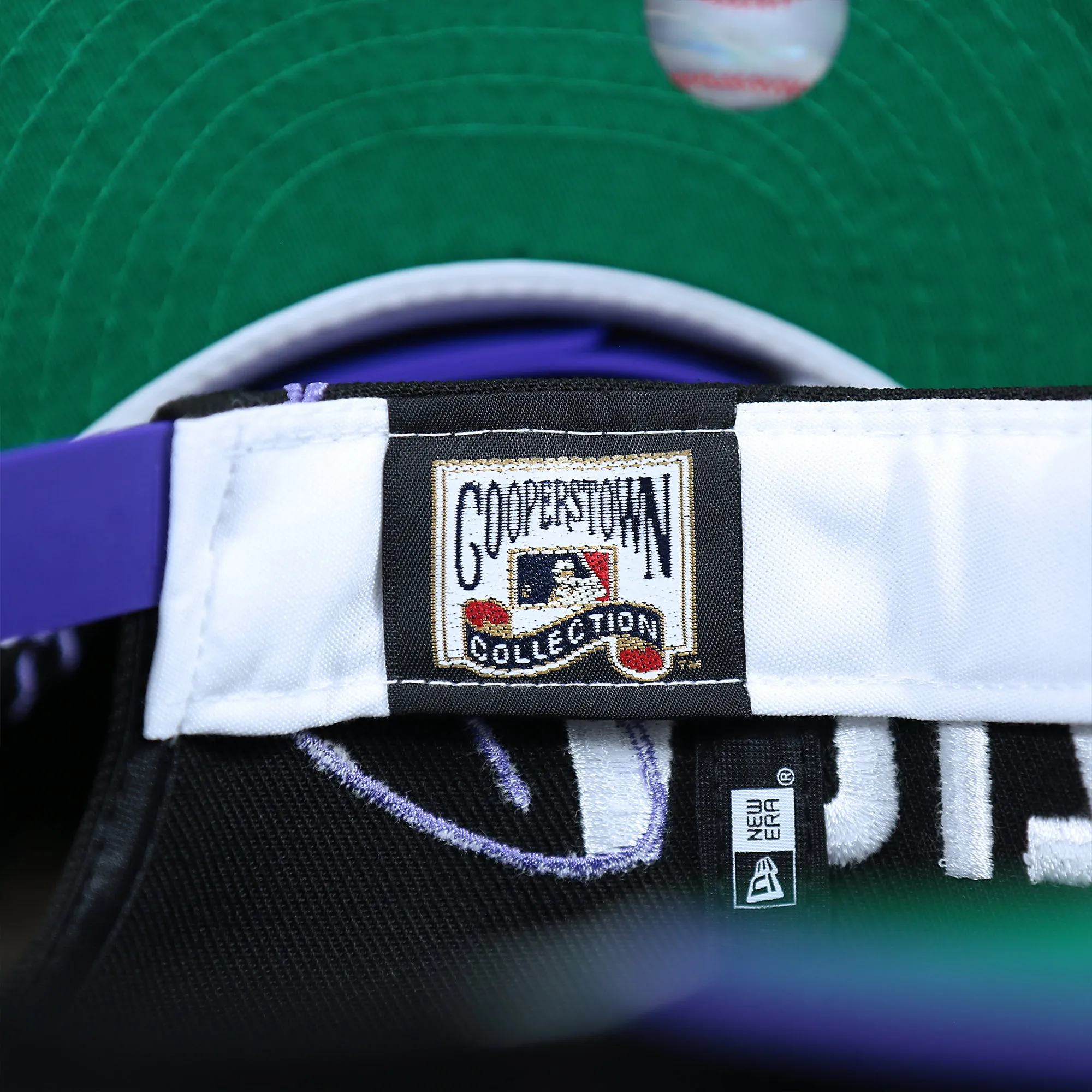 Cooperstown Arizona Diamondbacks MLB Side Font Green Bottom 9Fifty Snapback Cap | Black Snap Cap