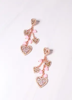 Date Night Heart Earring LIGHT PINK