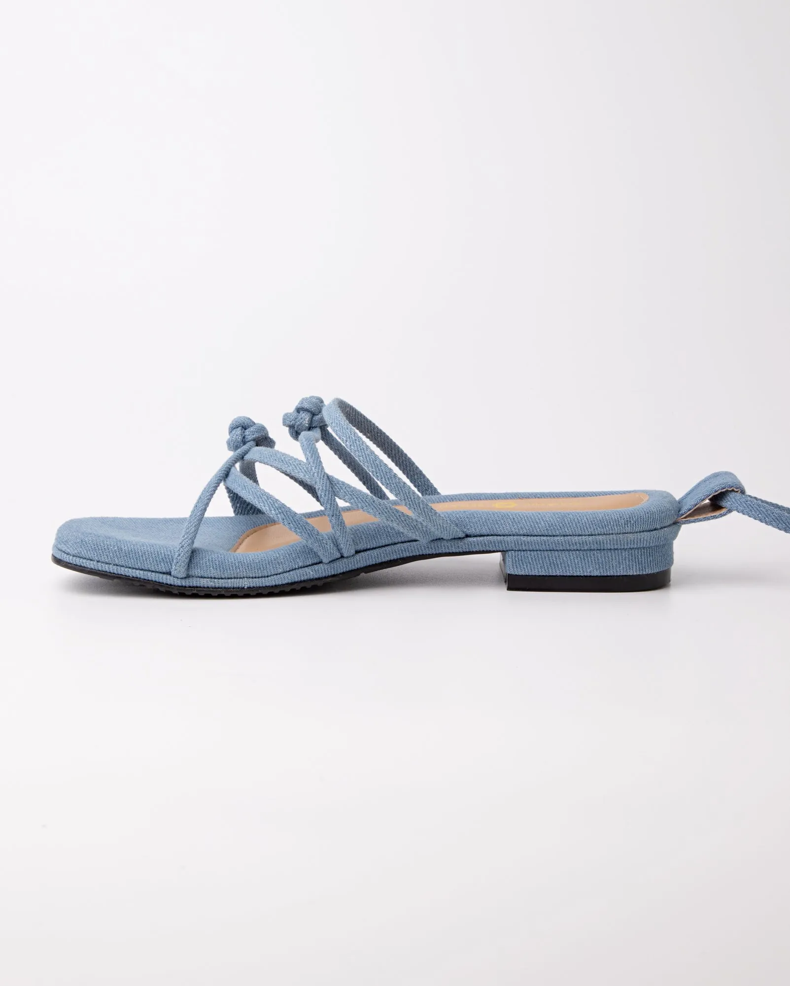 Double Chinese Knot Flats (Light Denim)