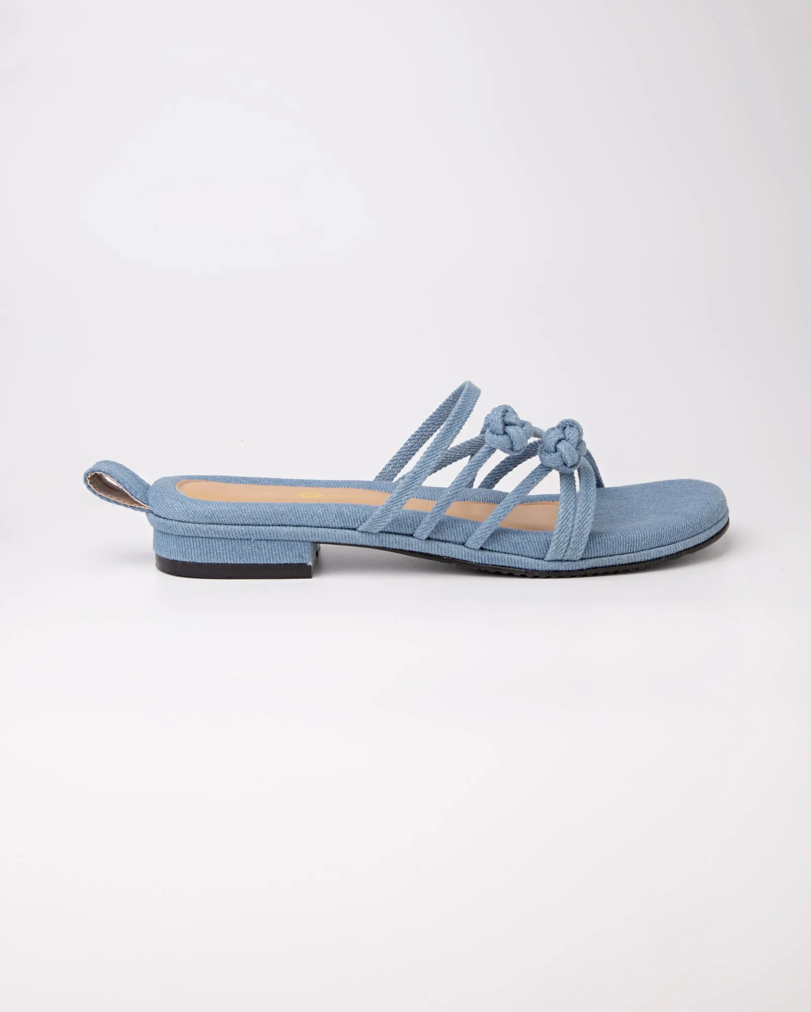 Double Chinese Knot Flats (Light Denim)