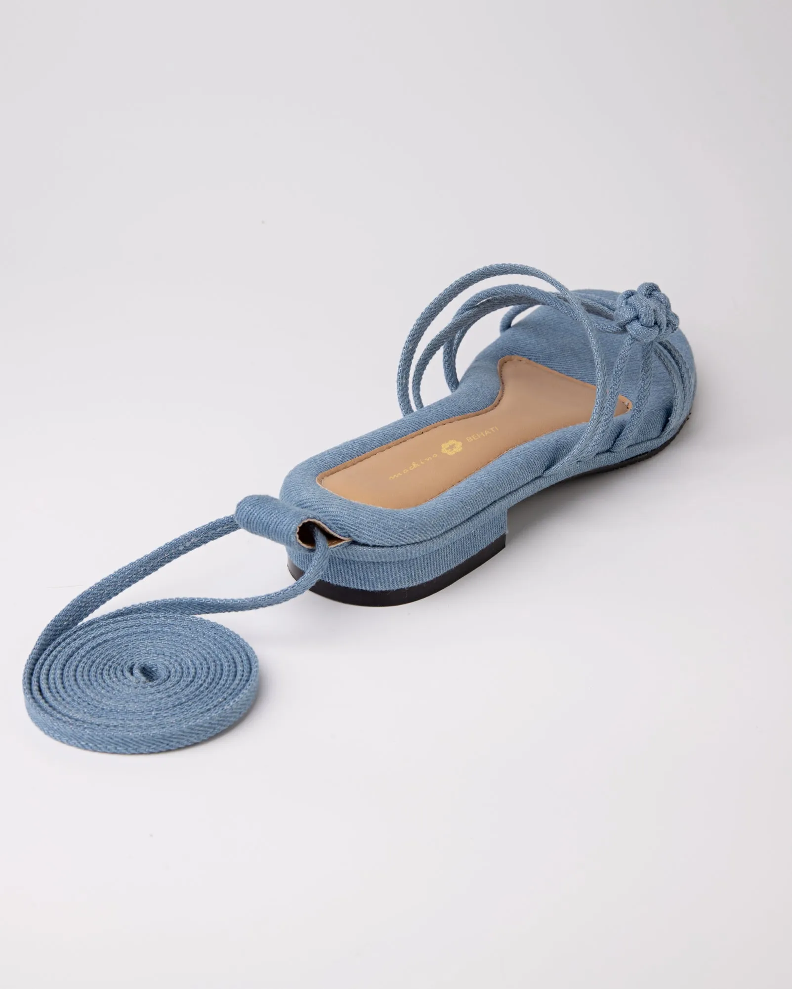 Double Chinese Knot Flats (Light Denim)