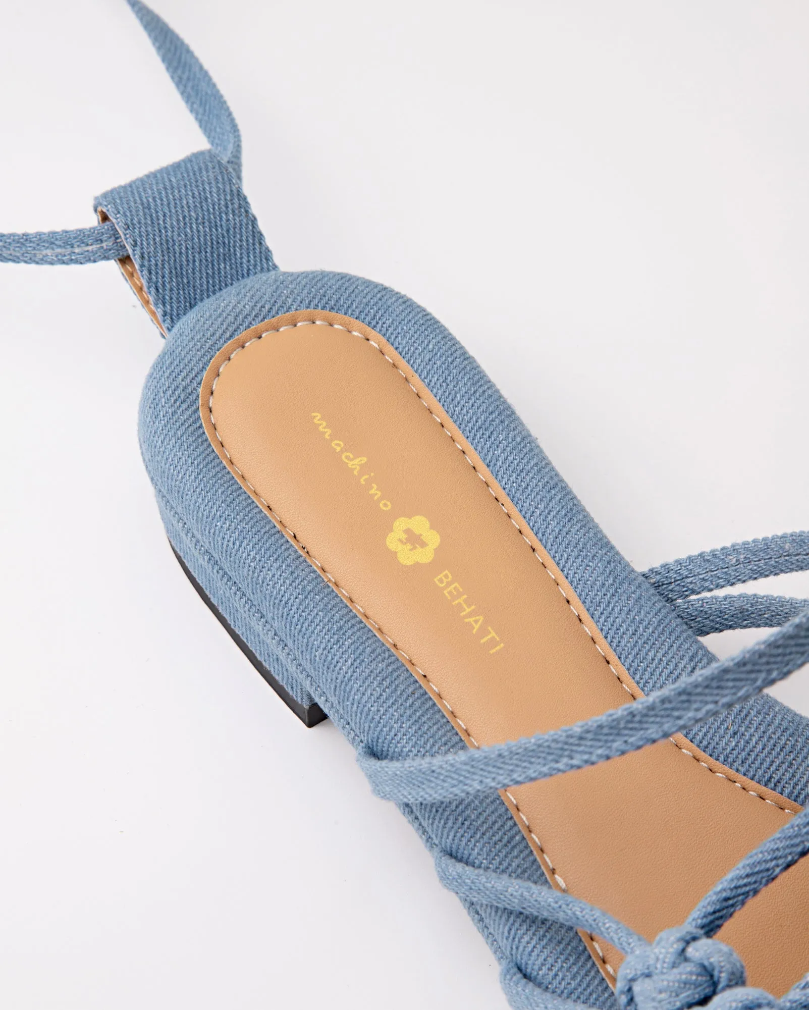 Double Chinese Knot Flats (Light Denim)