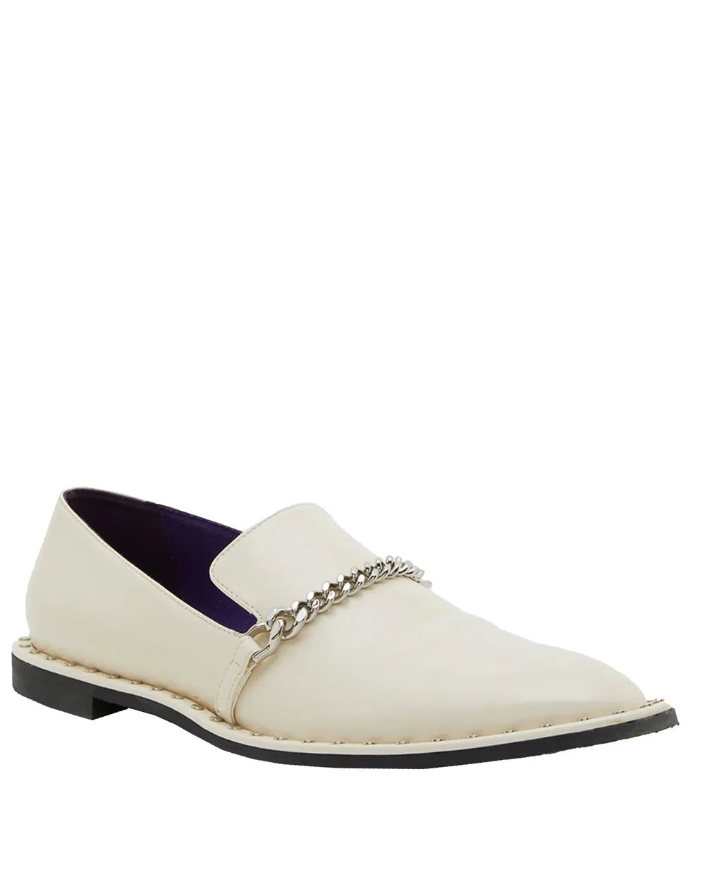 Falabella Chain Loafer in Ivory