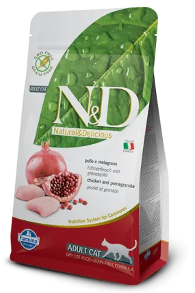 Farmina N&D Grain-Free Chicken & Pomegranate Adult Cat Food