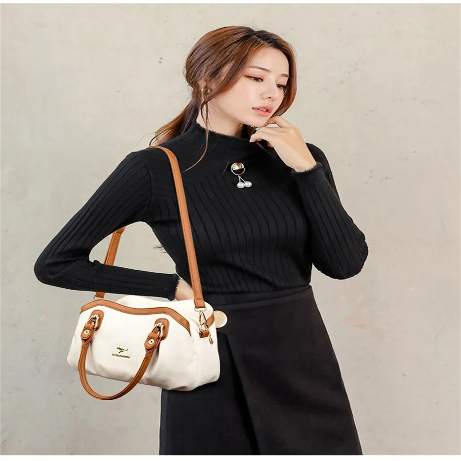 Fashion Faux Leather Luxury Designer Shoulder Crossbody Bags for Women