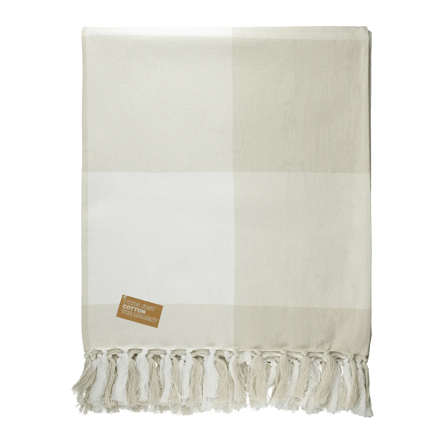 Field & Co. - 100% Organic Cotton Check Throw Blank