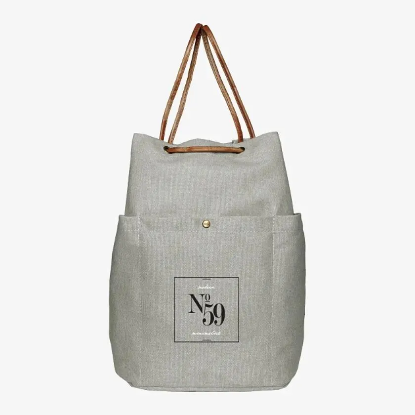 Field & Co 16oz Cotton Canvas Convertible Tote, Gray