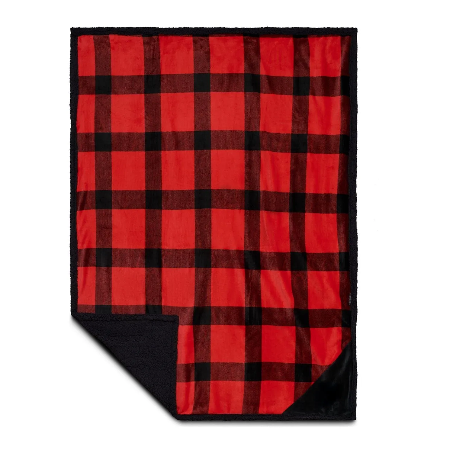 Field & Co. - Buffalo Plaid Sherpa Blanket