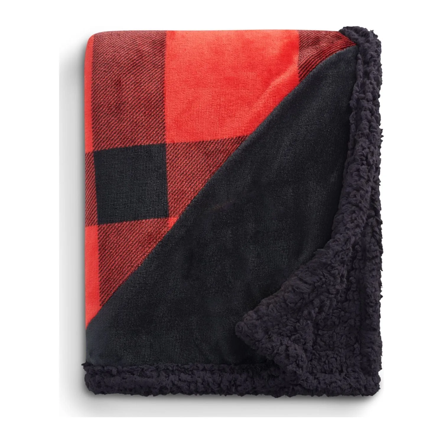 Field & Co. - Buffalo Plaid Sherpa Blanket