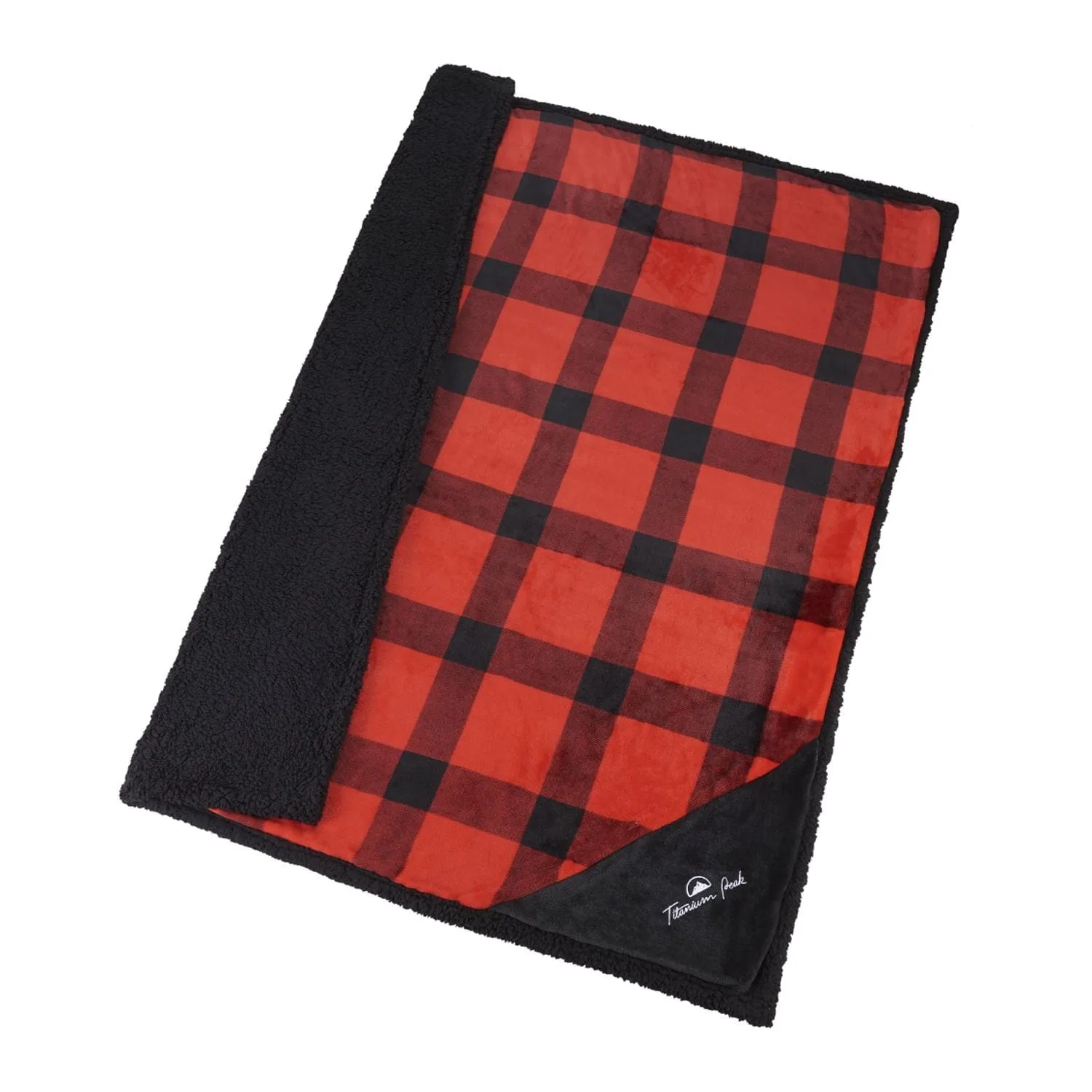 Field & Co. - Buffalo Plaid Sherpa Blanket