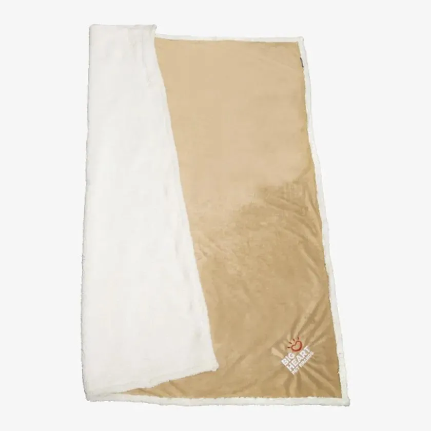 Field & Co Cambridge Oversized Sherpa Blanket, Tan