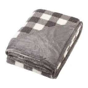 Field & Co. - Double Sided Plaid Sherpa Blanket