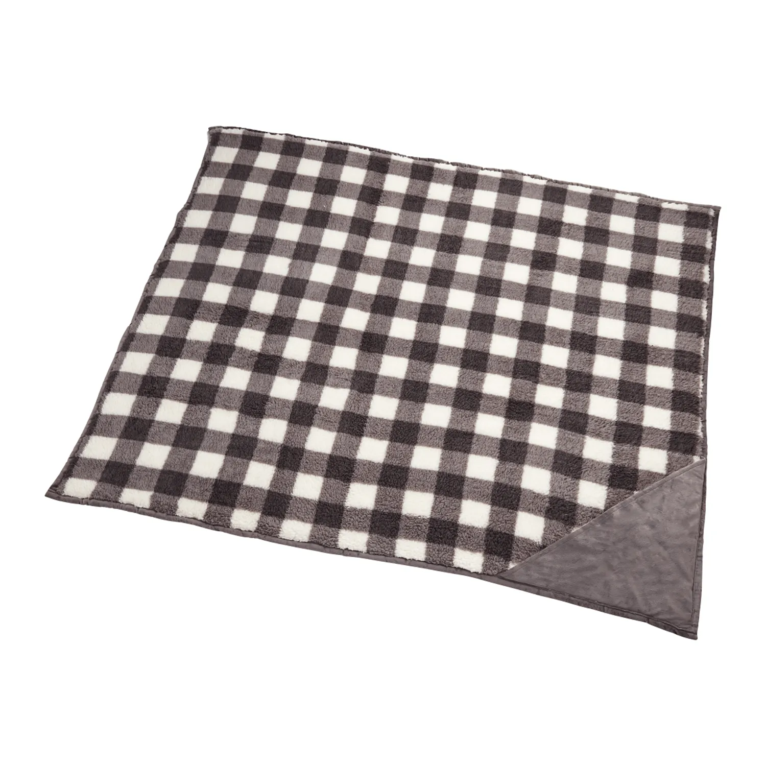 Field & Co. - Double Sided Plaid Sherpa Blanket