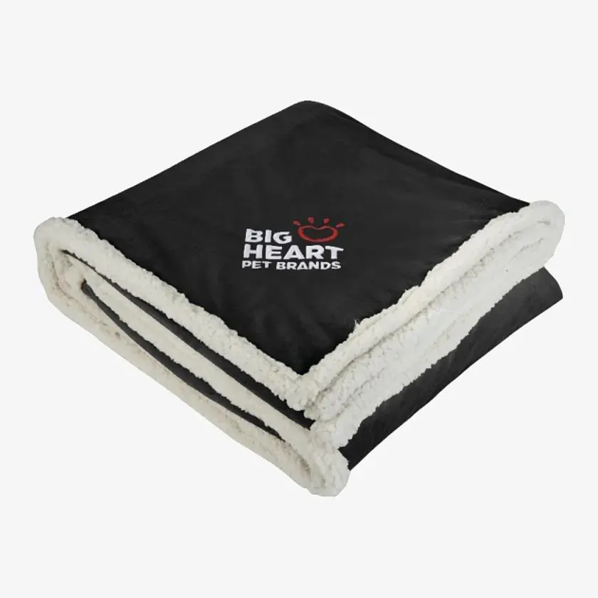 Field & Co Sherpa Blanket 7950-57 Black