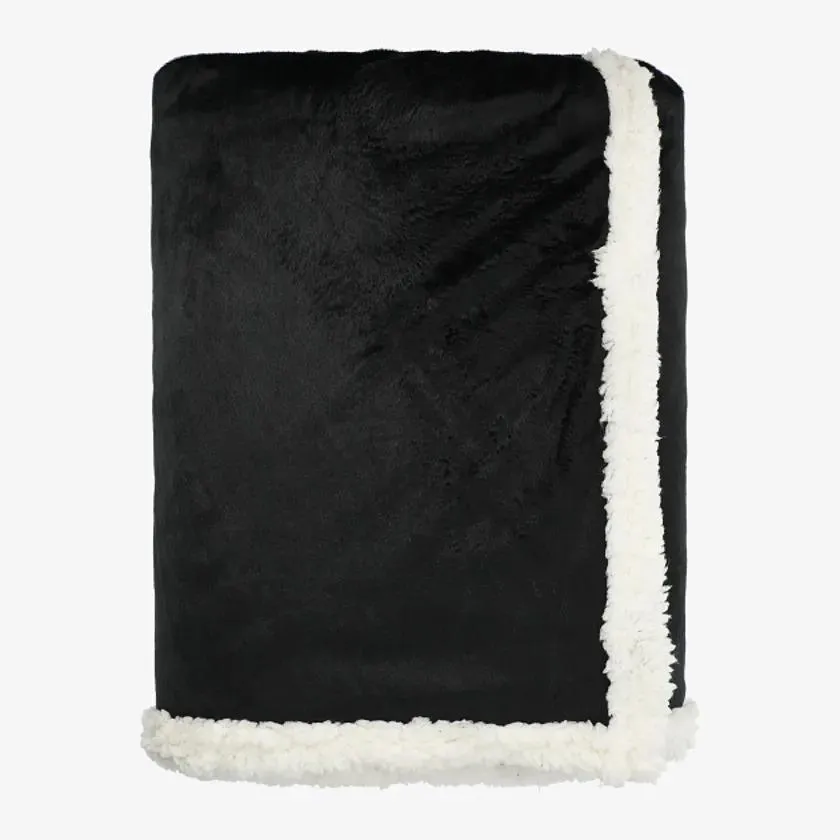 Field & Co Sherpa Blanket 7950-57 Black