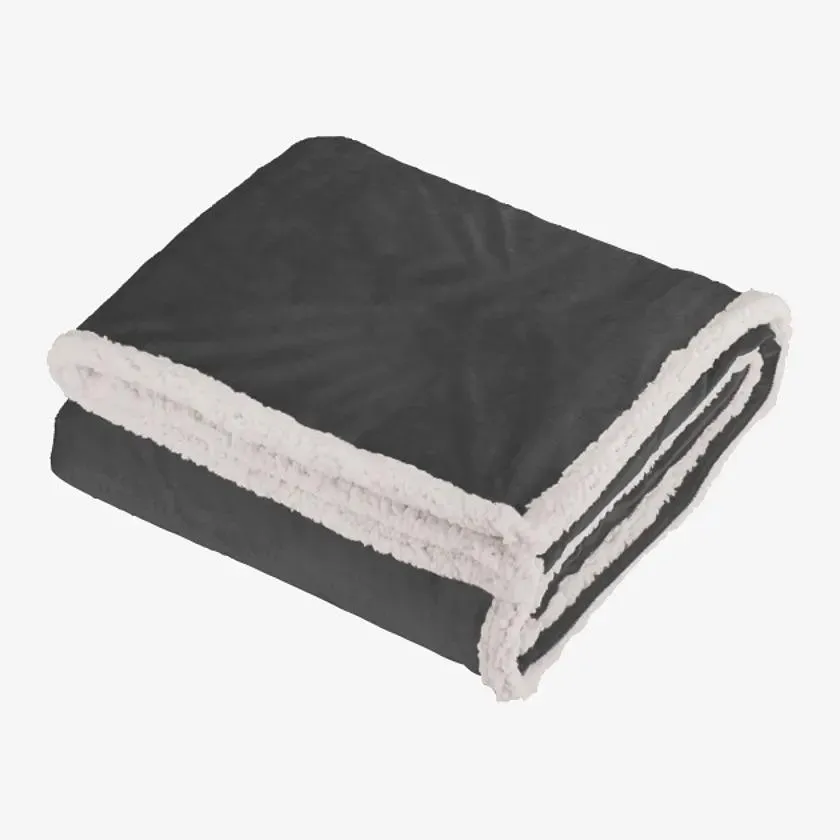 Field & Co Sherpa Blanket 7950-57 Gray