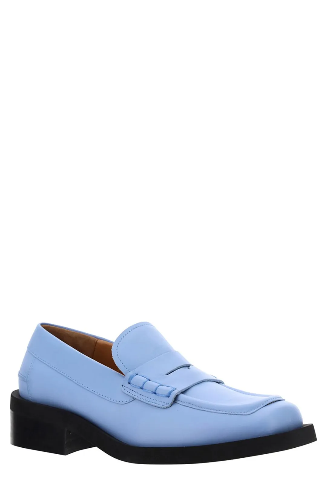 Ganni Square Toe Slip On Loafers