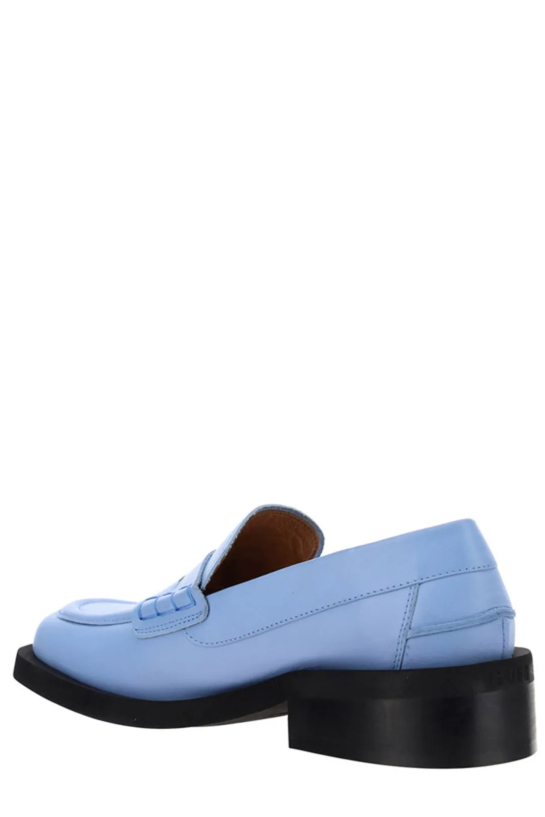 Ganni Square Toe Slip On Loafers