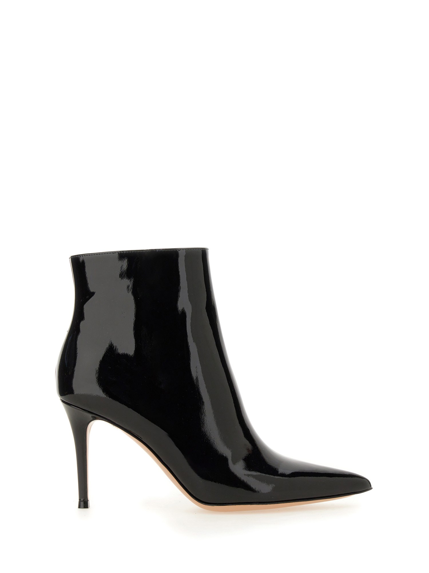 GIANVITO ROSSI    PATENT LEATHER ANKLE BOOT