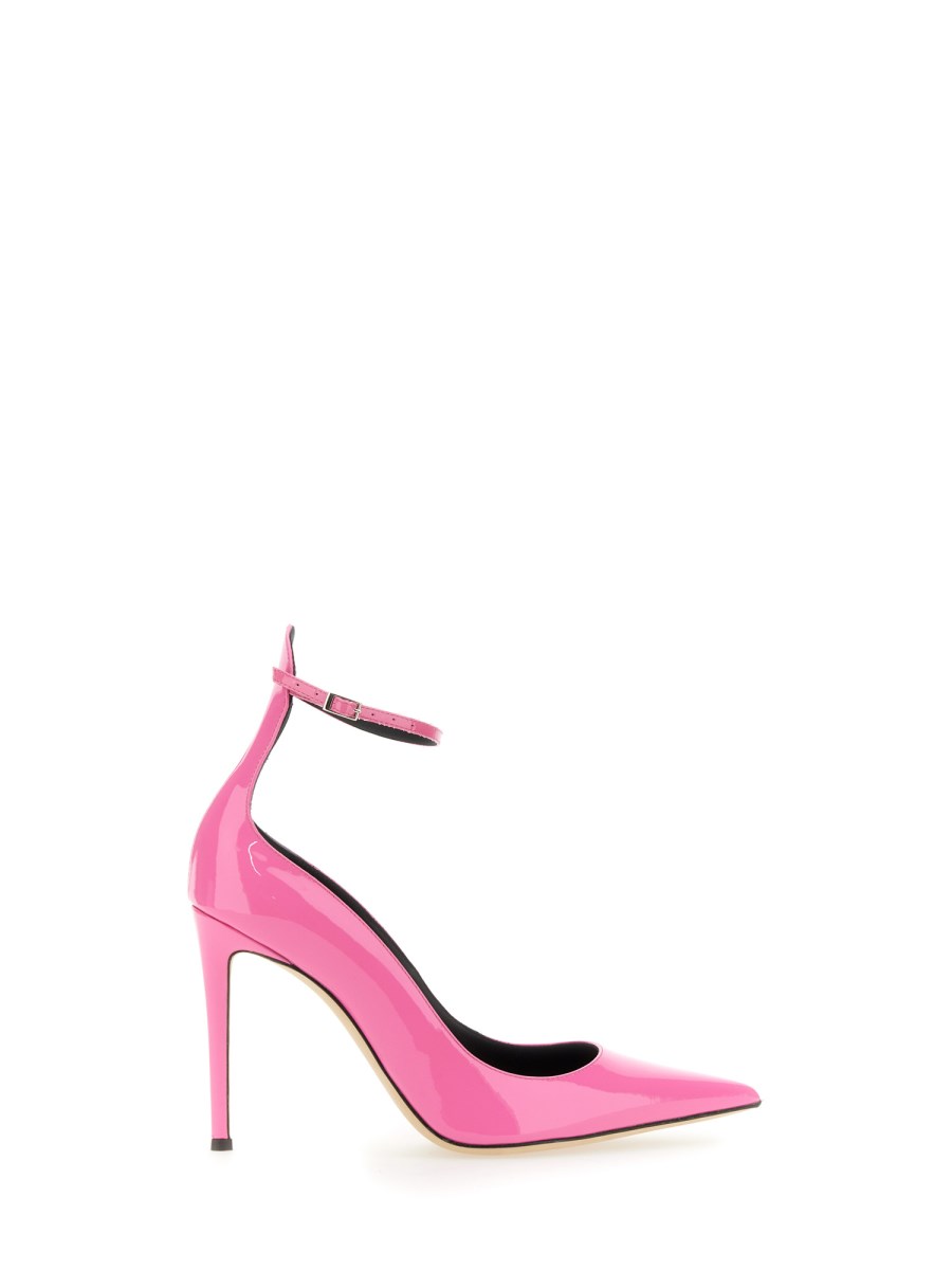 GIUSEPPE ZANOTTI    PATENT LEATHER PUMPS