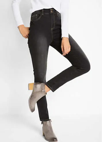 High Waist Push-Up Jeans by bonprix | Look Again