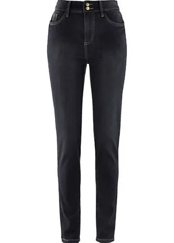 High Waist Push-Up Jeans by bonprix | Look Again